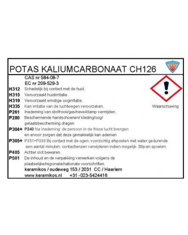 Kalium Carbonaat (Potas) 1 kilo